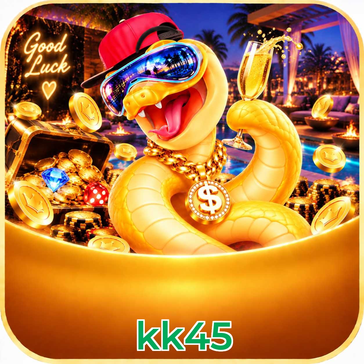 Página oficial da kk45 no Facebook com promoções e suporte
